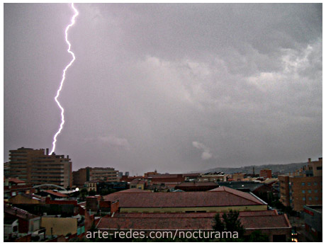 tormenta en Terrassa, Barcelona